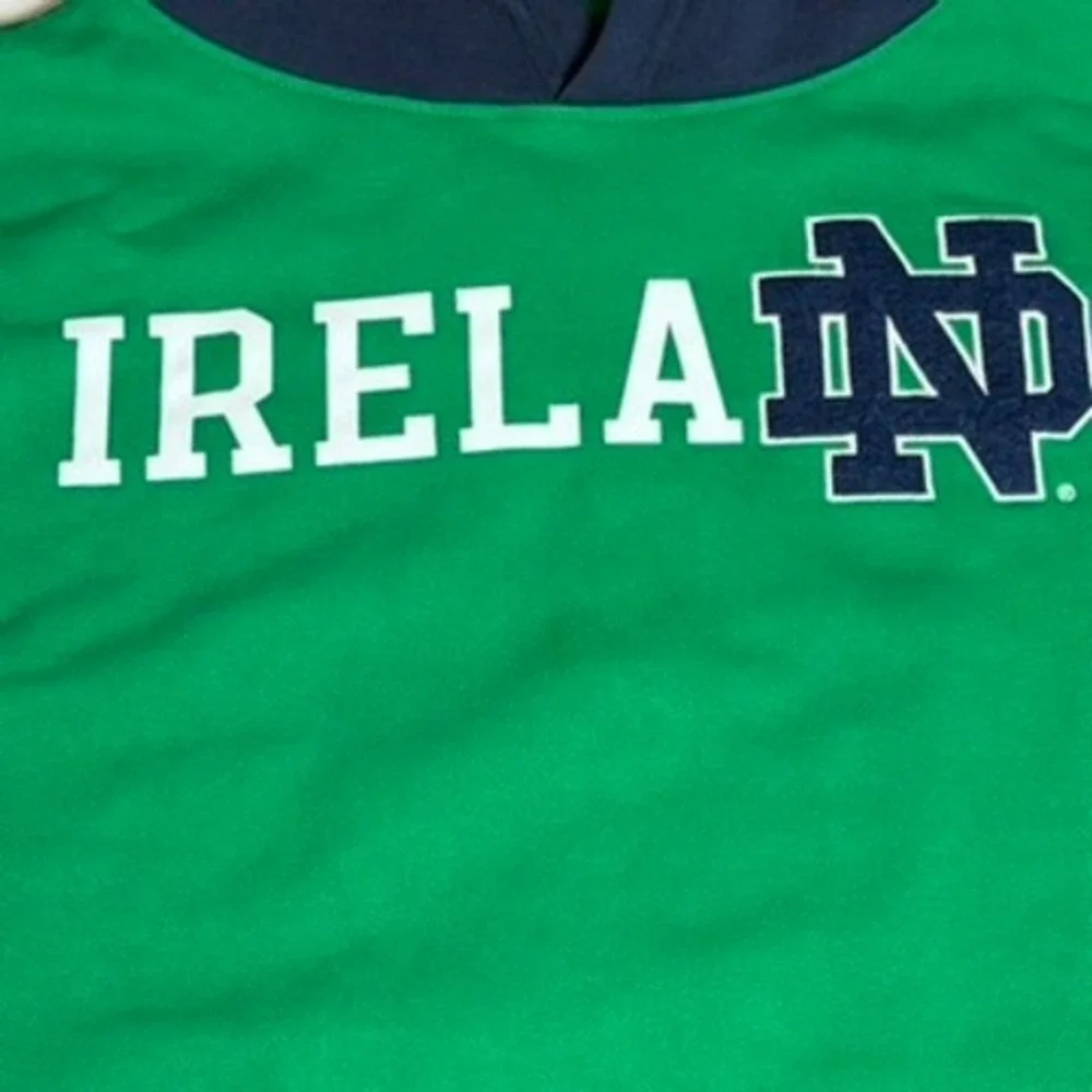 Notre Dame Fighting Irish Lansdowne Heritage Collection Hoodie Small Embroidered - Picture 2 of 11
